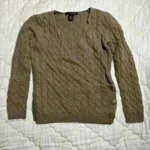 A. Gianetti Lambs  wool size small ballerina sweater
